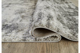 Gerdie Cream/Gray Medium Rug by Ashley at Eve Furniture