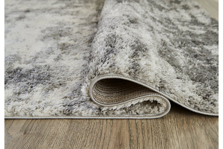 Gerdie Cream/Gray Medium Rug by Ashley at Eve Furniture
