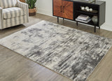 Gerdie Cream/Gray Medium Rug by Ashley at Eve Furniture