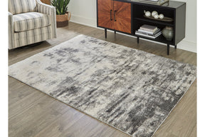 Gerdie Cream/Gray Medium Rug by Ashley at Eve Furniture