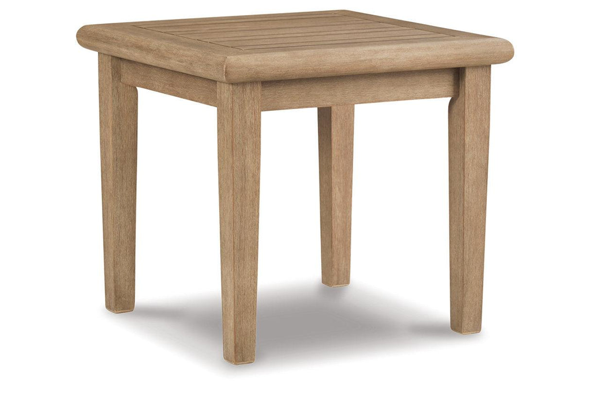 Gerianne Grayish Brown End Table by Ashley at Eve Furniture