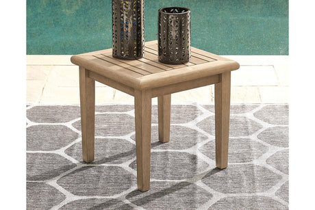 Gerianne Grayish Brown End Table by Ashley at Eve Furniture