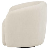 Gerley Beige Chenille Upholstered Swivel Accent Chair by Coaster at Eve Furniture