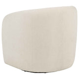 Gerley Beige Chenille Upholstered Swivel Accent Chair by Coaster at Eve Furniture