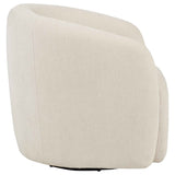 Gerley Beige Chenille Upholstered Swivel Accent Chair by Coaster at Eve Furniture