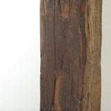 Gerome Brown Wood Frame Rectangular Wall Mirror by Mercana at Eve Furniture