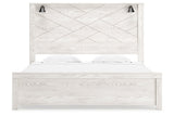 Gerridan White King LED Panel Bed by Ashley at Eve Furniture