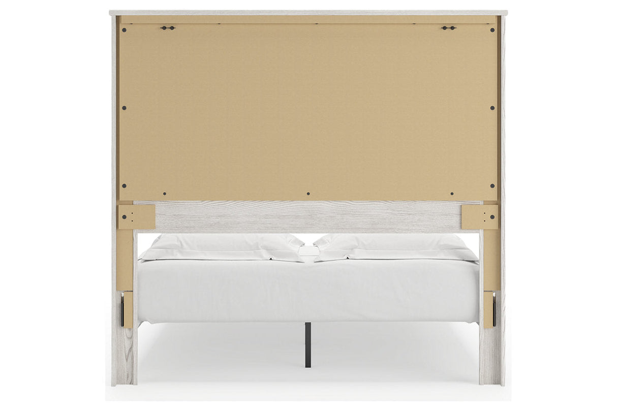 Gerridan White Queen LED Panel Bed by Ashley at Eve Furniture