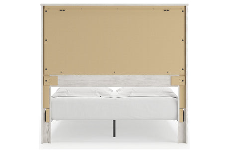 Gerridan White Queen LED Panel Bed by Ashley at Eve Furniture