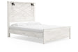 Gerridan White Queen LED Panel Bed by Ashley at Eve Furniture