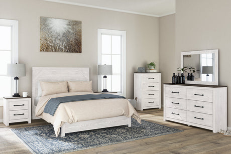 Gerridan White Queen Panel Bed by Ashley at Eve Furniture
