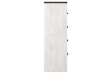 Gerridan White/Gray Chest of Drawers by Ashley at Eve Furniture