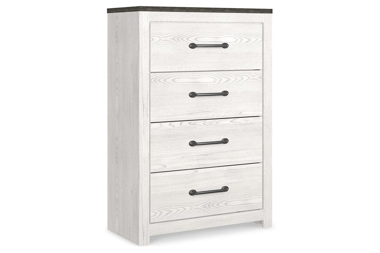 Gerridan White/Gray Chest of Drawers by Ashley at Eve Furniture
