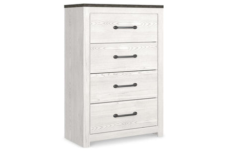 Gerridan White/Gray Chest of Drawers by Ashley at Eve Furniture