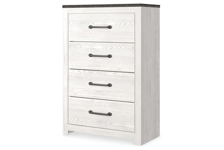 Gerridan White/Gray Chest of Drawers by Ashley at Eve Furniture