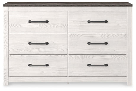 Gerridan White/Gray Dresser by Ashley at Eve Furniture