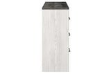 Gerridan White/Gray Dresser by Ashley at Eve Furniture
