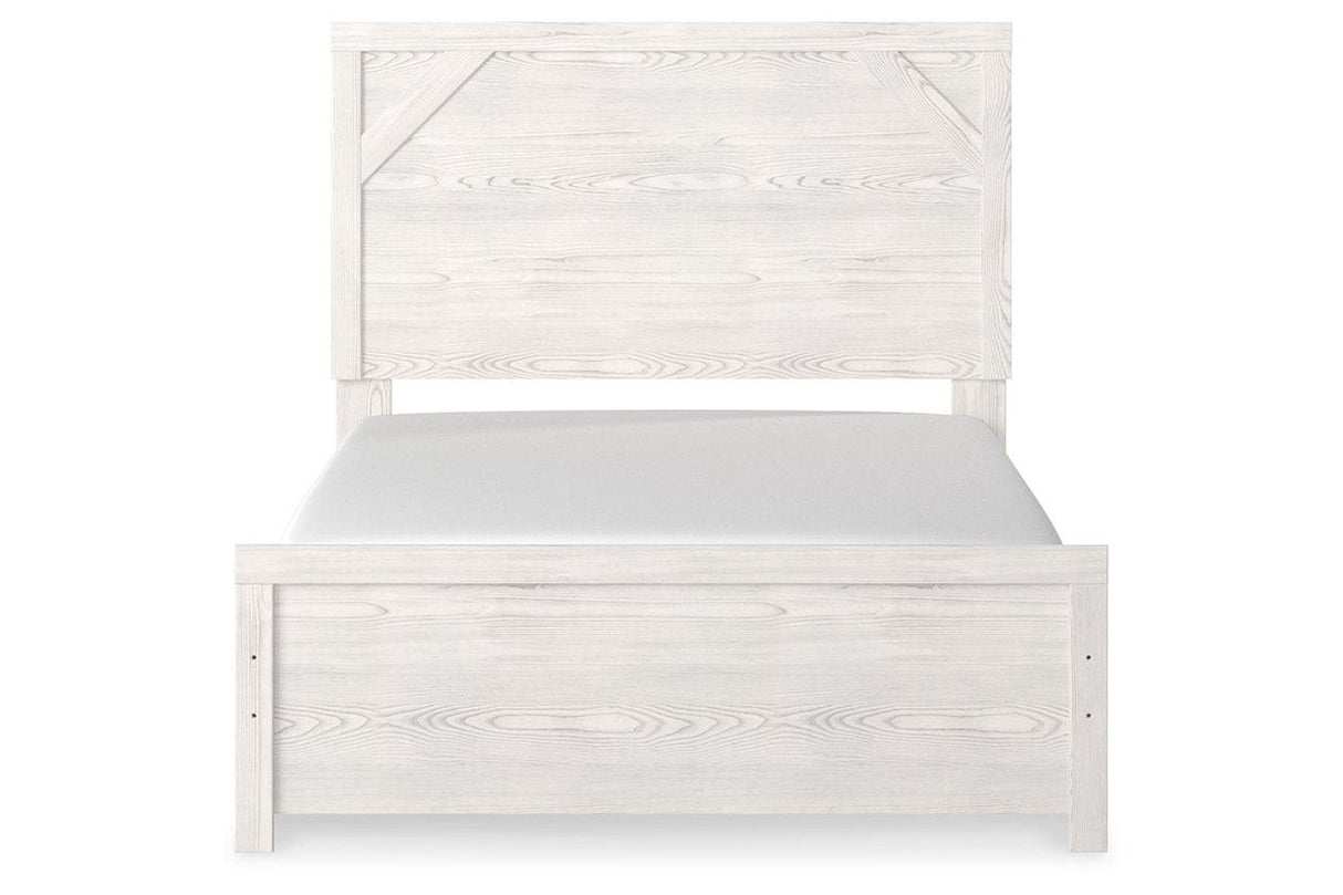 Gerridan White/Gray Full Panel Bed by Ashley at Eve Furniture
