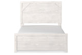 Gerridan White/Gray Full Panel Bed by Ashley at Eve Furniture