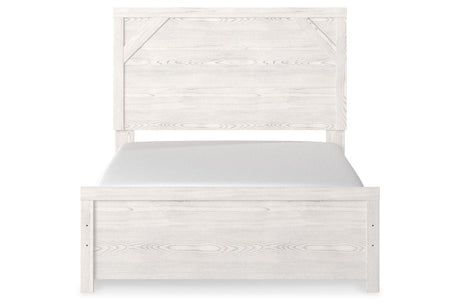 Gerridan White/Gray Full Panel Bed by Ashley at Eve Furniture