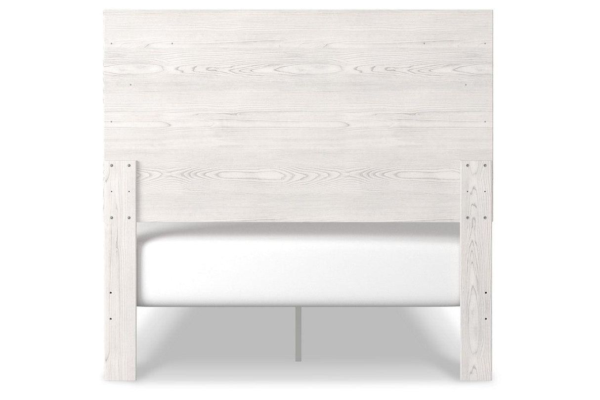 Gerridan White/Gray Full Panel Bed by Ashley at Eve Furniture