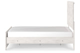 Gerridan White/Gray Full Panel Bed by Ashley at Eve Furniture
