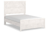 Gerridan White/Gray Full Panel Bed by Ashley at Eve Furniture