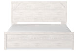 Gerridan White/Gray King Panel Bed by Ashley at Eve Furniture