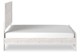 Gerridan White/Gray King Panel Bed by Ashley at Eve Furniture