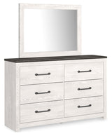 Gerridan White/Gray LED Panel Bedroom Set by Ashley at Eve Furniture