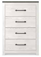 Gerridan White/Gray LED Panel Bedroom Set by Ashley at Eve Furniture