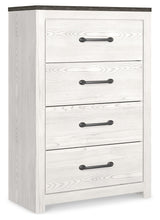 Gerridan White/Gray LED Panel Bedroom Set by Ashley at Eve Furniture