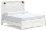 Gerridan White/Gray LED Panel Bedroom Set by Ashley at Eve Furniture