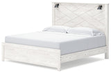 Gerridan White/Gray LED Panel Bedroom Set by Ashley at Eve Furniture