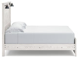 Gerridan White/Gray LED Panel Bedroom Set by Ashley at Eve Furniture
