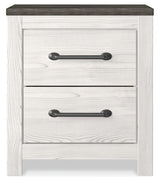 Gerridan White/Gray LED Panel Bedroom Set by Ashley at Eve Furniture