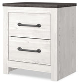 Gerridan White/Gray LED Panel Bedroom Set by Ashley at Eve Furniture