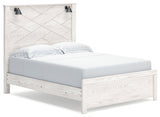 Gerridan White/Gray LED Panel Bedroom Set by Ashley at Eve Furniture