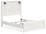 Gerridan White/Gray LED Panel Bedroom Set by Ashley at Eve Furniture