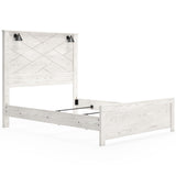 Gerridan White/Gray LED Panel Bedroom Set by Ashley at Eve Furniture