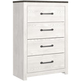Gerridan White/Gray LED Panel Bedroom Set by Ashley at Eve Furniture