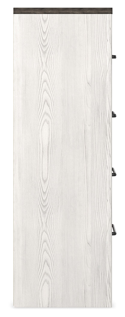 Gerridan White/Gray LED Panel Bedroom Set by Ashley at Eve Furniture