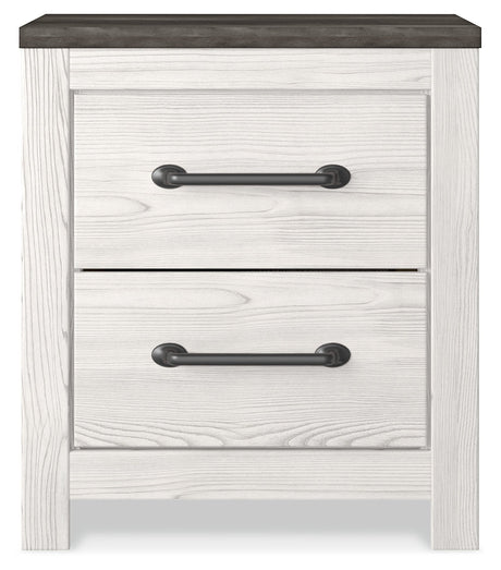 Gerridan White/Gray LED Panel Bedroom Set by Ashley at Eve Furniture