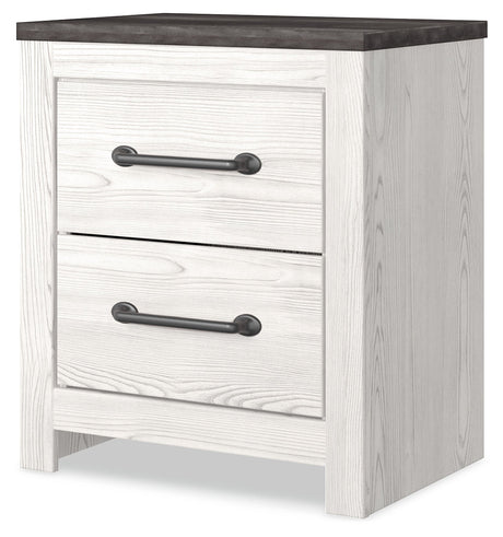 Gerridan White/Gray LED Panel Bedroom Set by Ashley at Eve Furniture