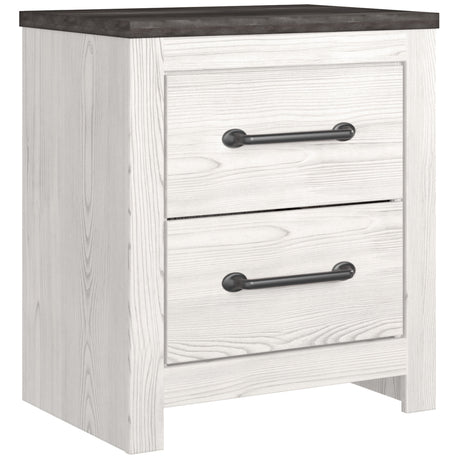 Gerridan White/Gray LED Panel Bedroom Set by Ashley at Eve Furniture
