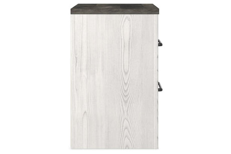 Gerridan White/Gray Nightstand by Ashley at Eve Furniture