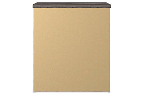 Gerridan White/Gray Nightstand by Ashley at Eve Furniture