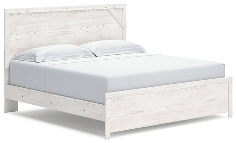 Gerridan White/Gray Panel Bedroom Set by Ashley at Eve Furniture