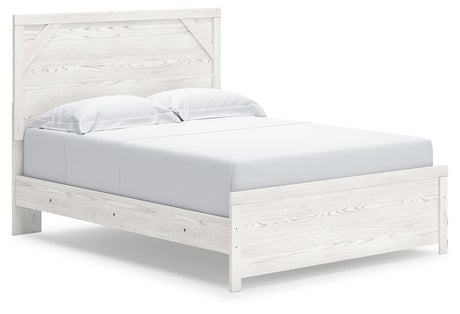 Gerridan White/Gray Panel Bedroom Set by Ashley at Eve Furniture