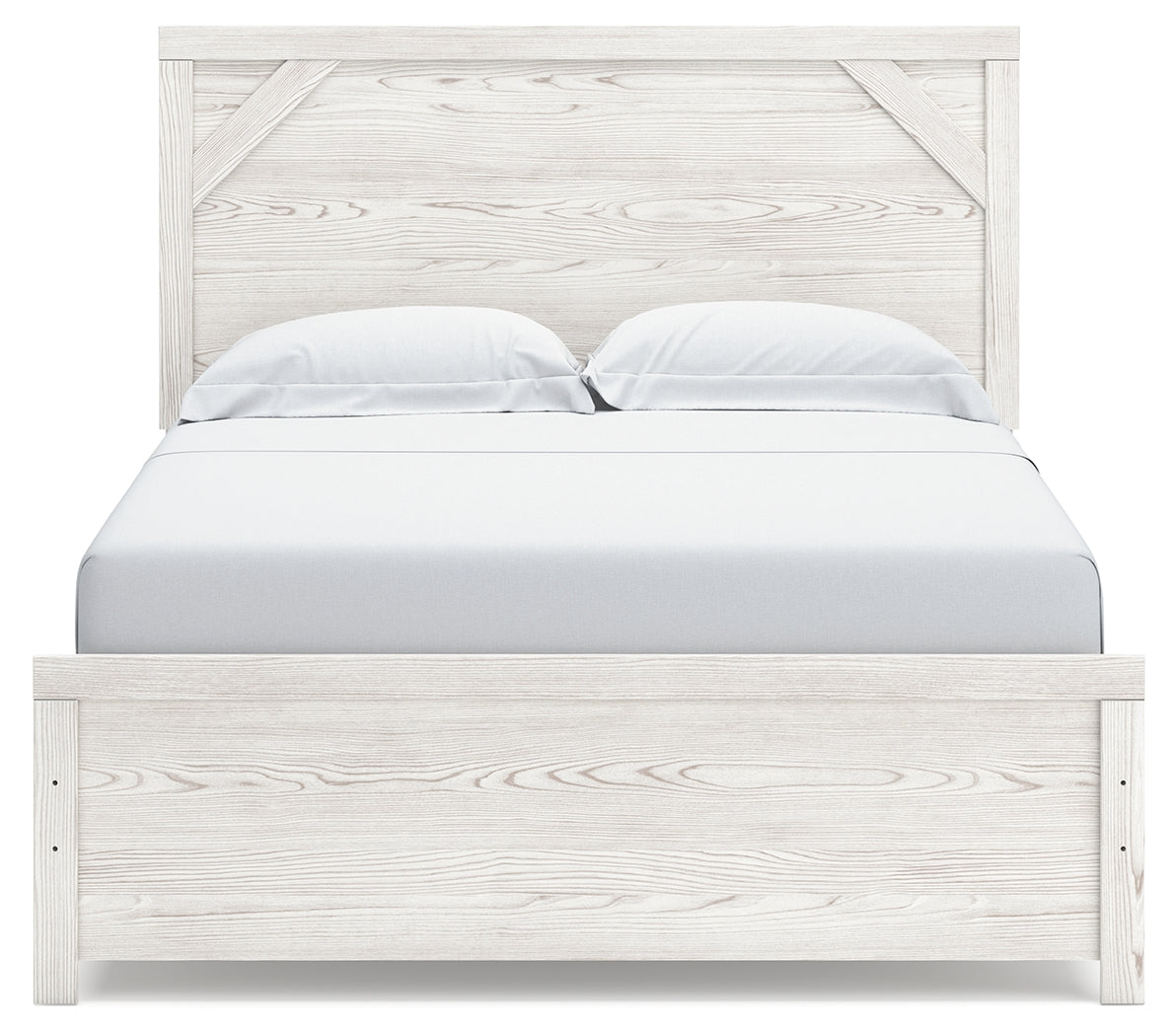 Gerridan White/Gray Panel Bedroom Set by Ashley at Eve Furniture
